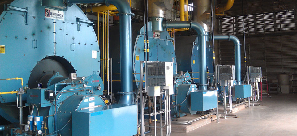 Industrial boiler equipment